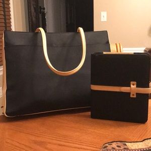 Franklin Covey Laptop Tote w/matching binder